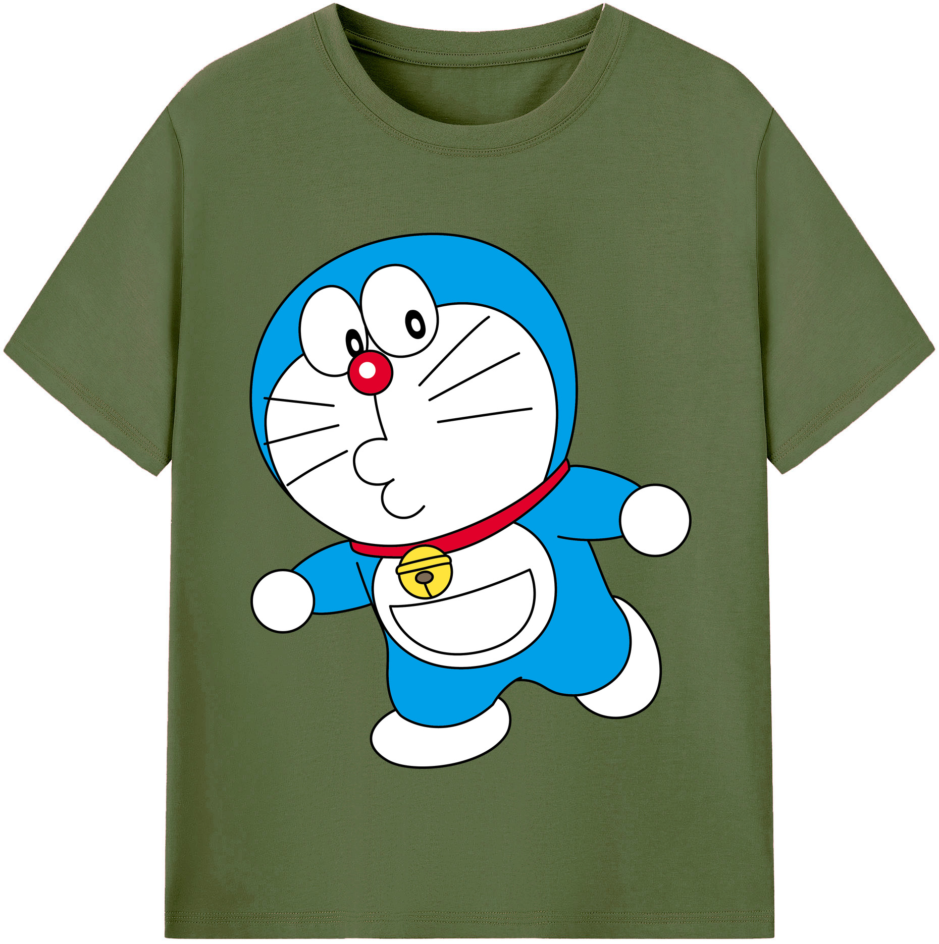 （画像用） ドラえもん Doraemon 綿100％半袖Tシャツ（フロントプリント）